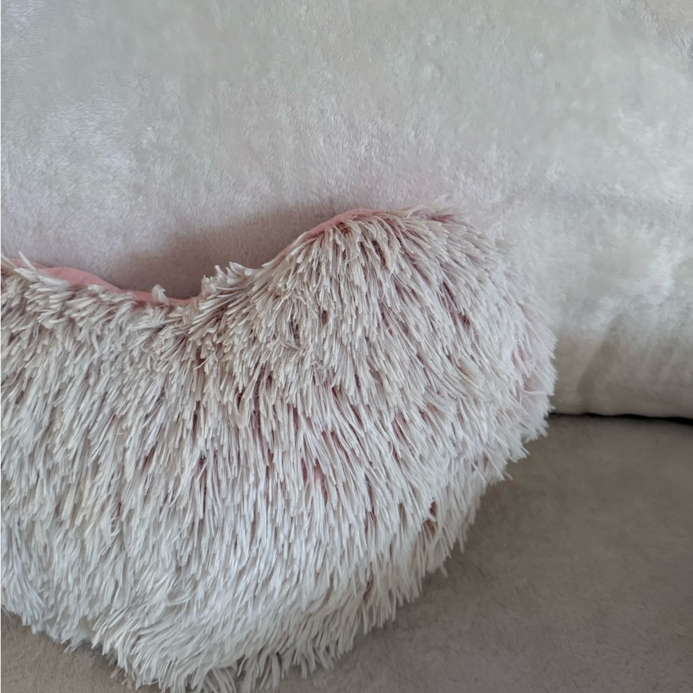 asos Heart-Shaped Fluffy Pillow